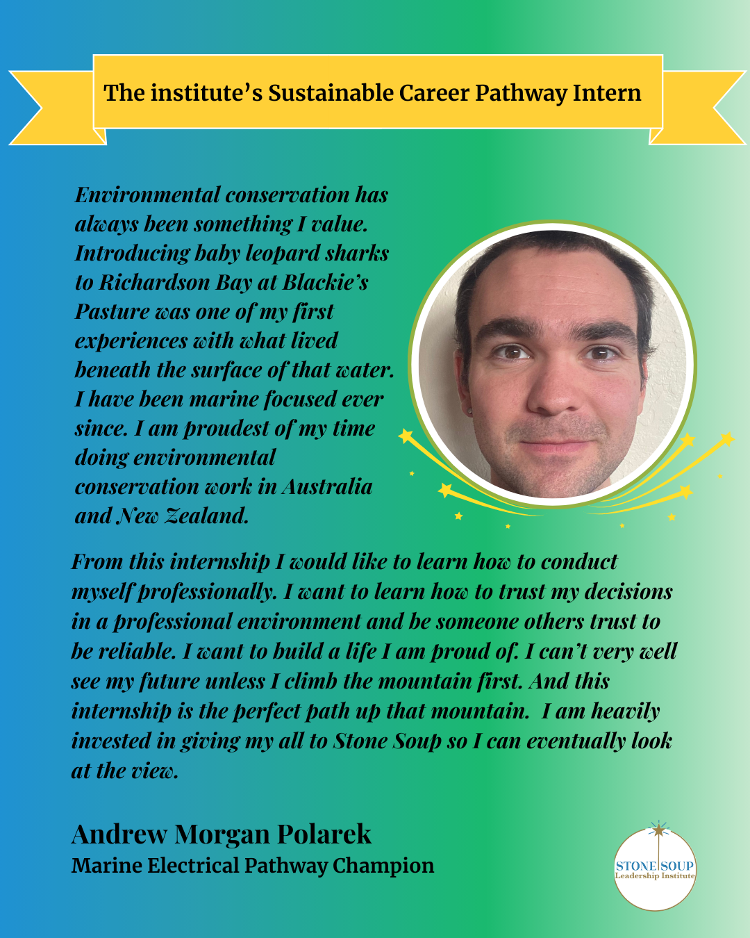 Andrew Morgan Polarek quote