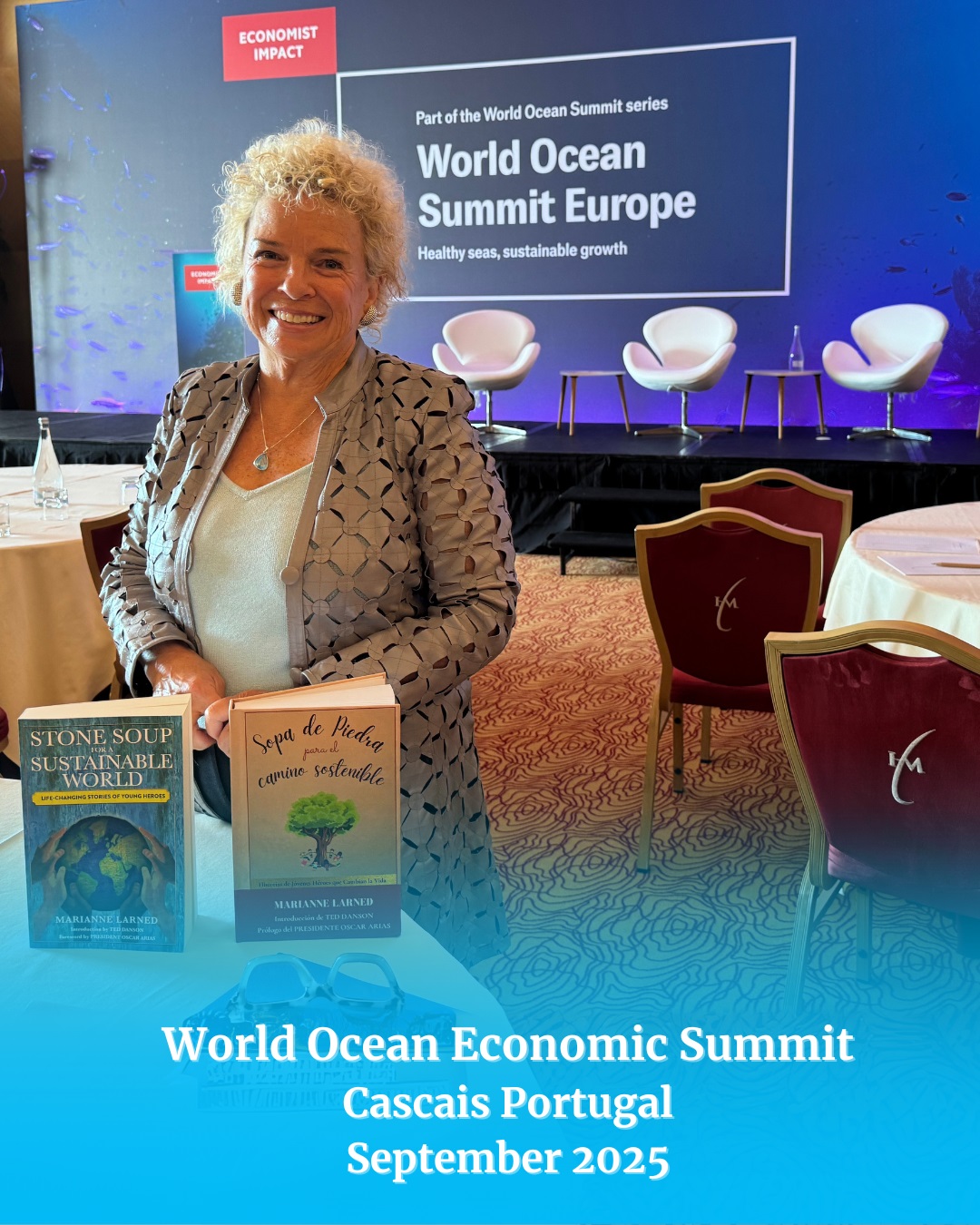 Marianne Larned at World Ocean Economic Summit, Portugal 2025