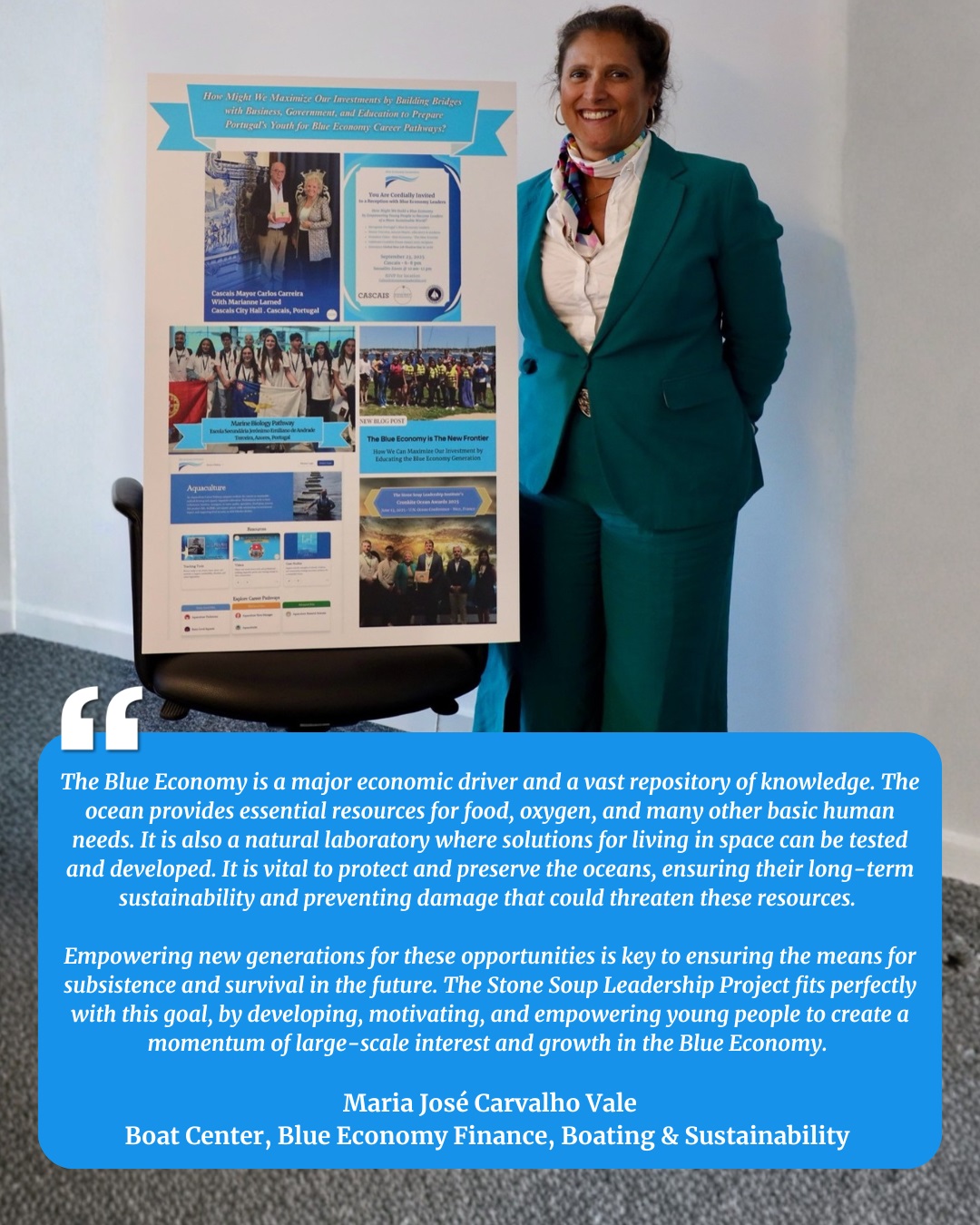 Maria Jose Carvalho Vale, Boat Center, Blue Economy Finance, Boating & Sustainability