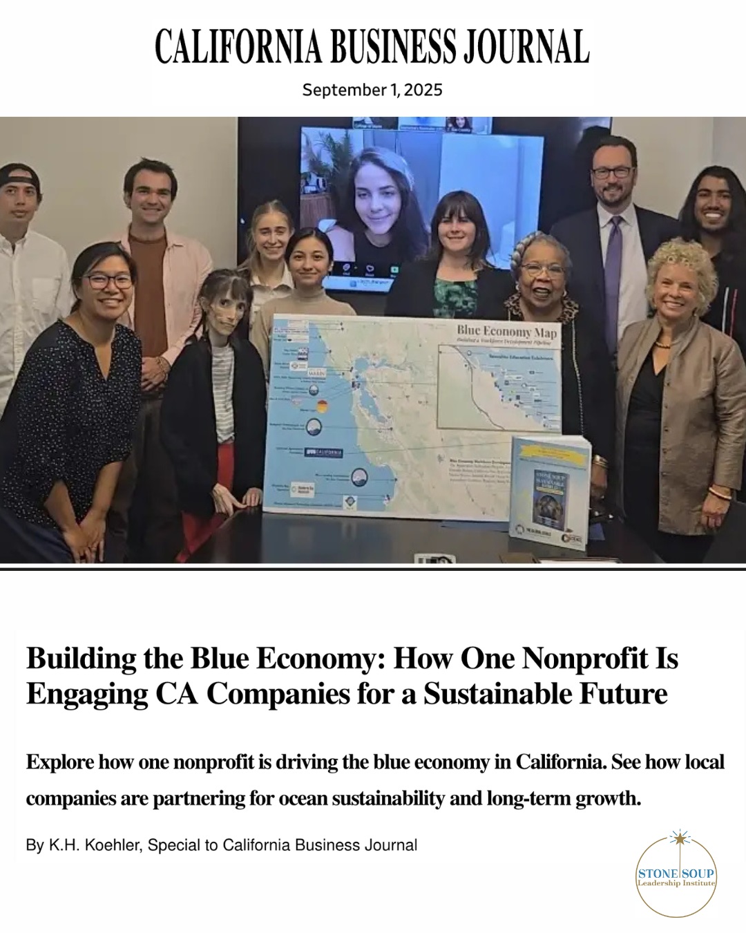 Building the Blue Economy: How One Nonprofit Is Engaging CA Companies for a Sustainable Future, California Business Journal